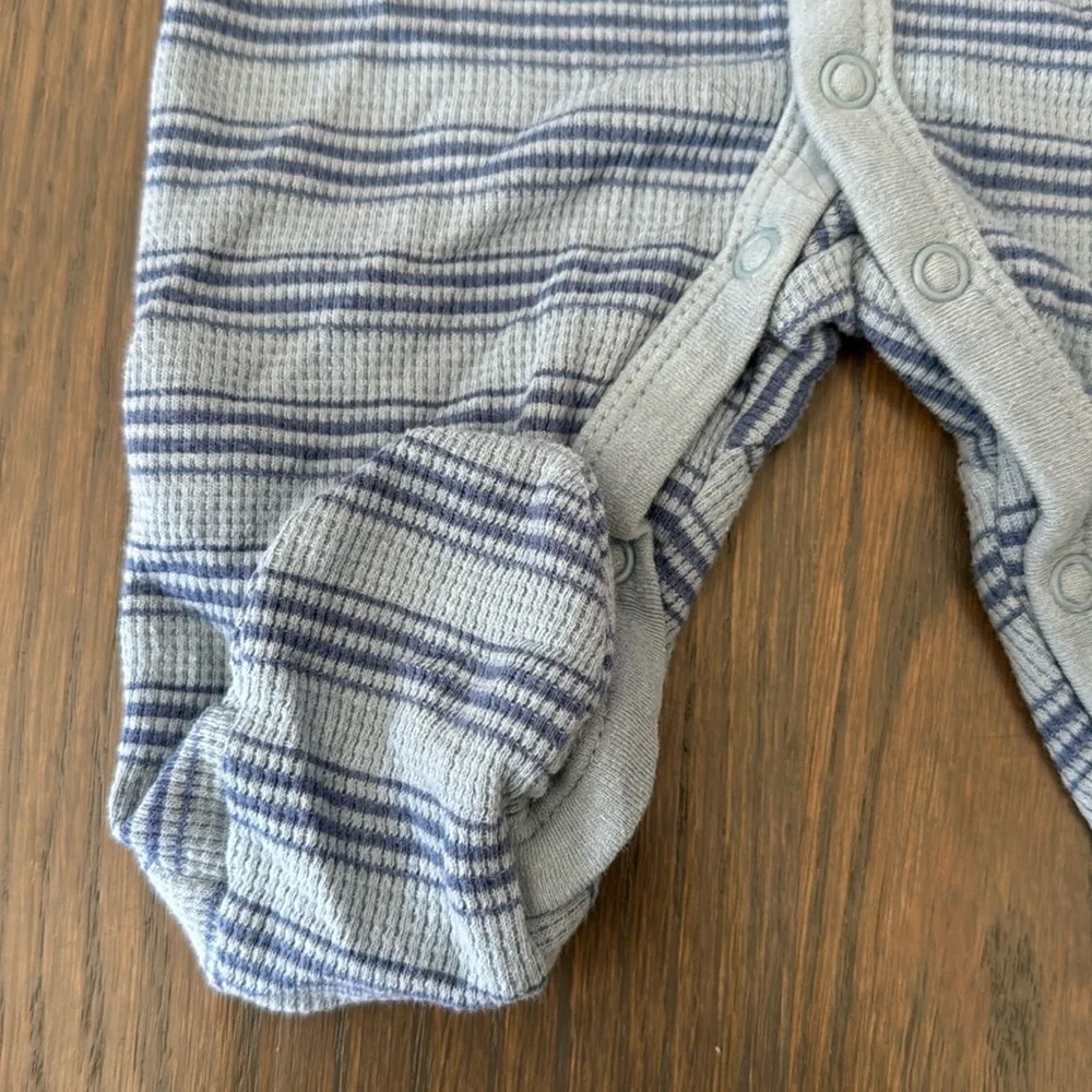 Just One You by Carter’s Blue Alligator Snap Footie Sleeper Baby 3M